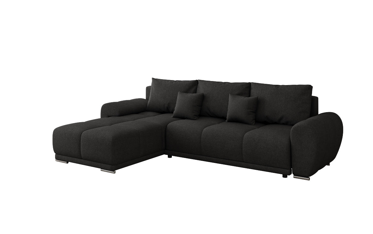 Designer Sofa Leni L mit Schlaf- und Klappfunktion in Stoff