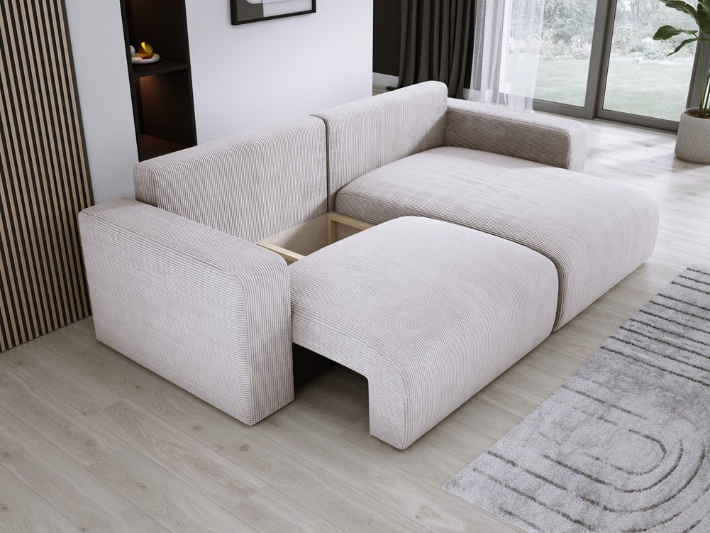 Designer Sofa Carl Cord mit Schlaf- und Klappfunktion