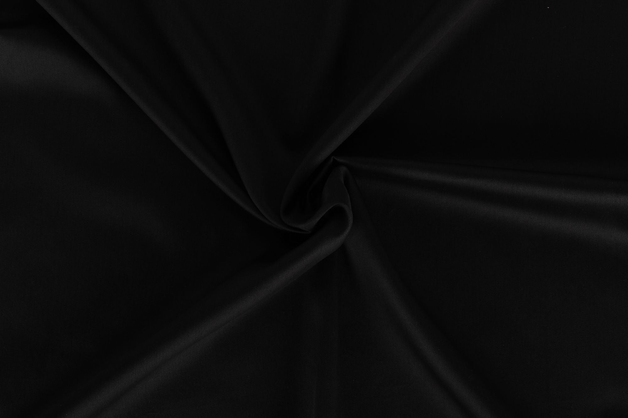 Premium Satin Bettwäsche Set Schwarz