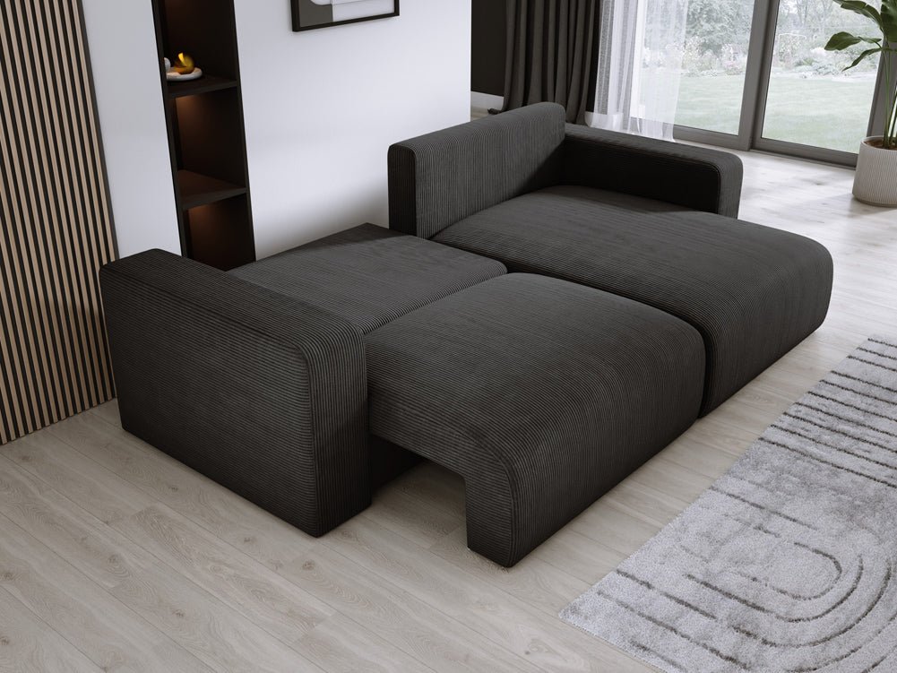 Designer Sofa Carl Cord mit Schlaf- und Klappfunktion