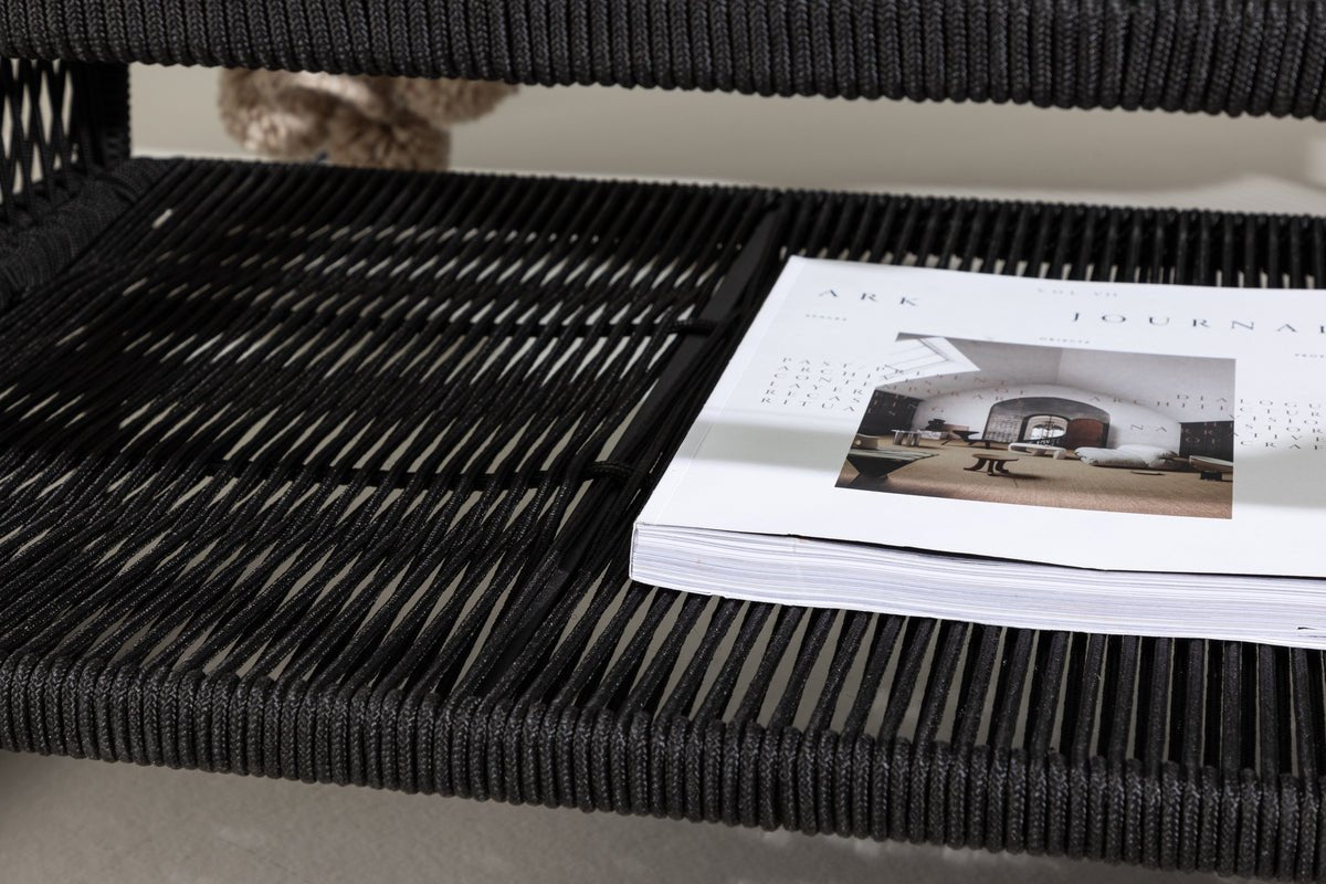 Garten Loungeset Kim - mit Rückenlehne aus Polyesterseil