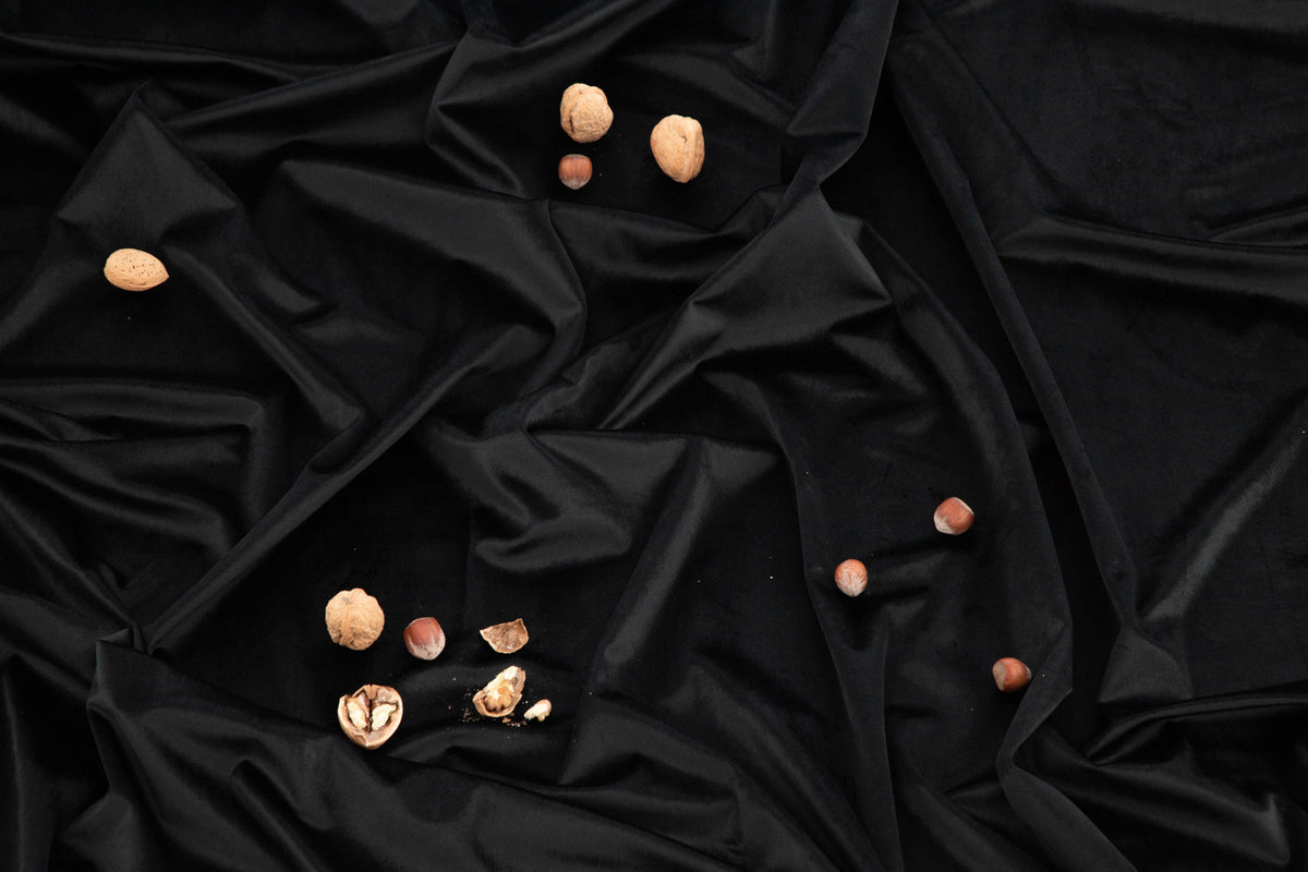 Gardinen-Set Anny – Samtoptik in vielen Farben