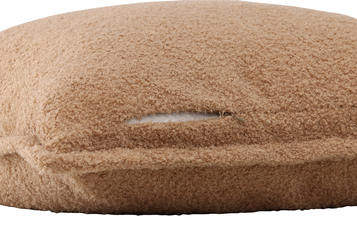 Kissenbezug Nature - 60x60 cm in Beige, Braun und Dunkelgrün