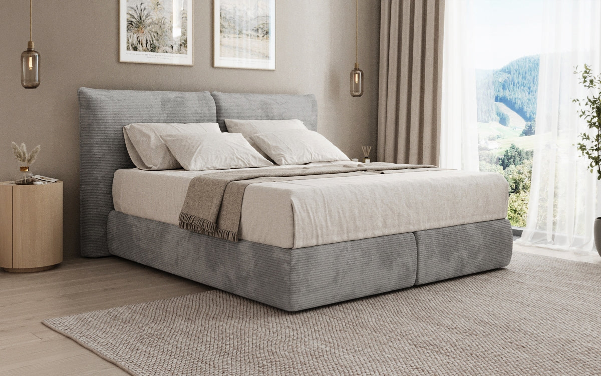 Boxspringbett Pillo in Cord