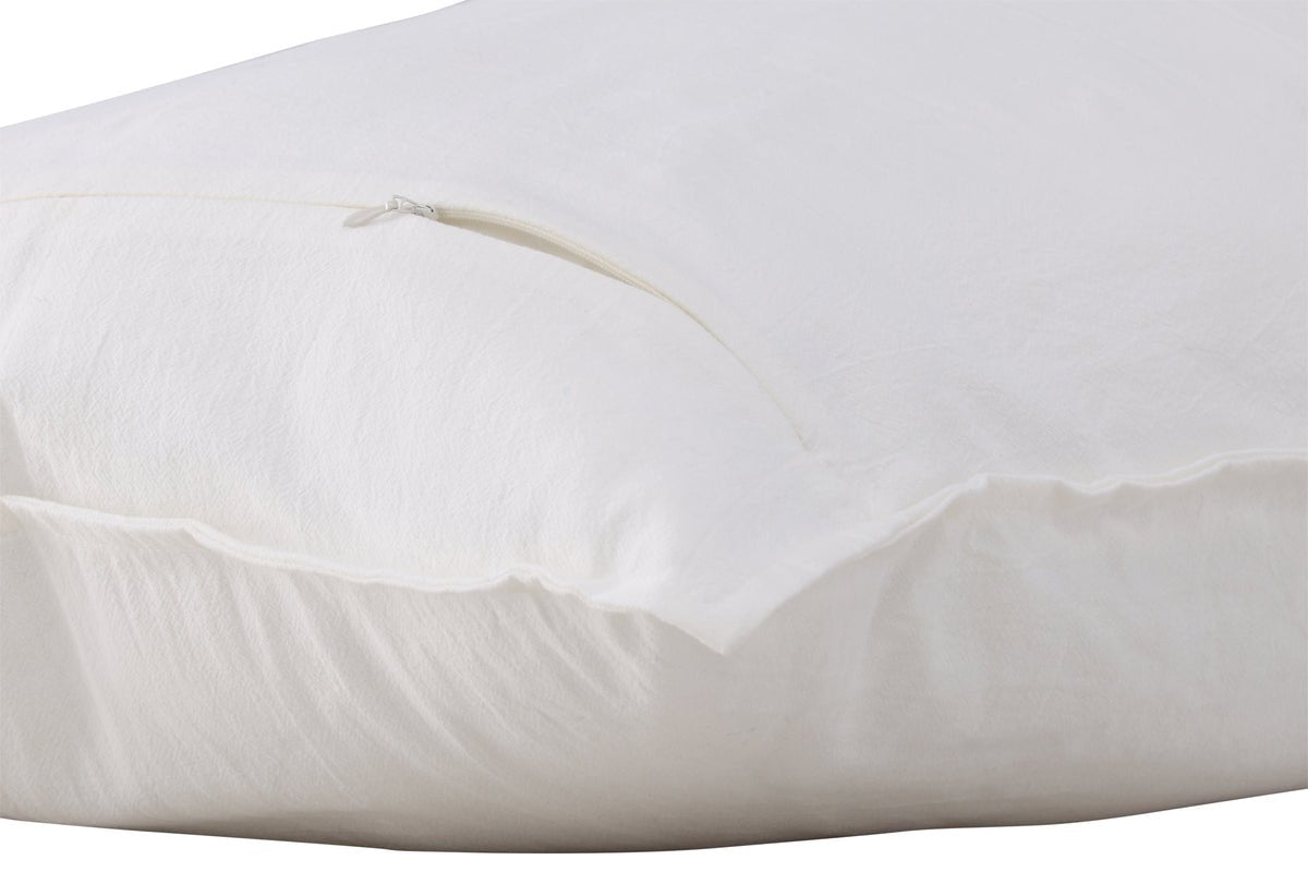 Kissenbezug Hygge - 50x90 cm in Braun, Beige und Weiß aus 100% Baumwolle