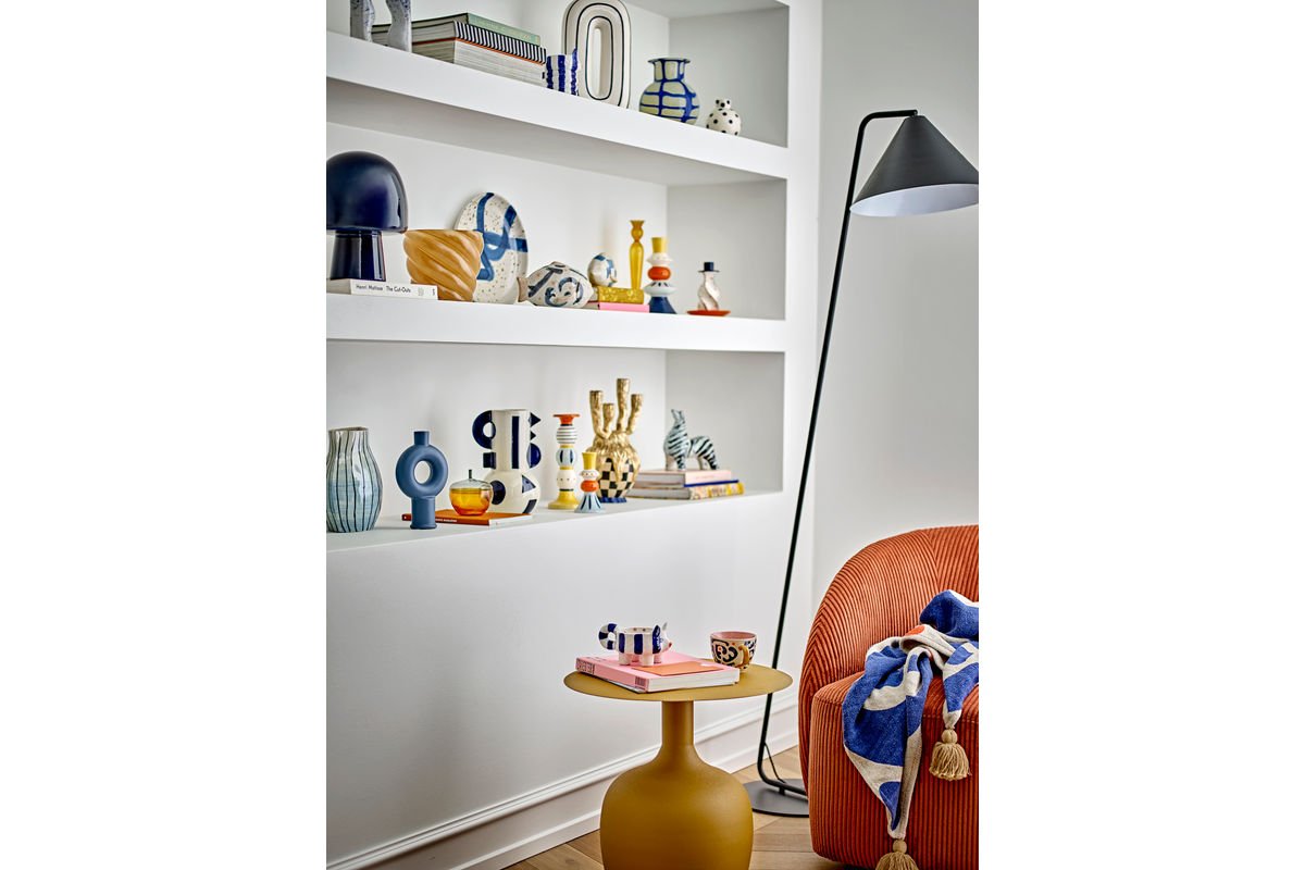 Vase "Kalibri" - bunte Stein Vase