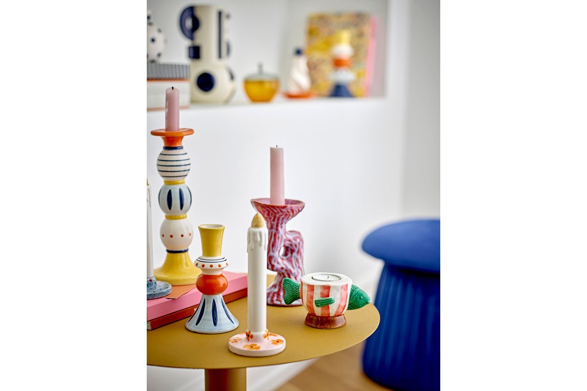 Vase "Kalibri" - bunte Stein Vase