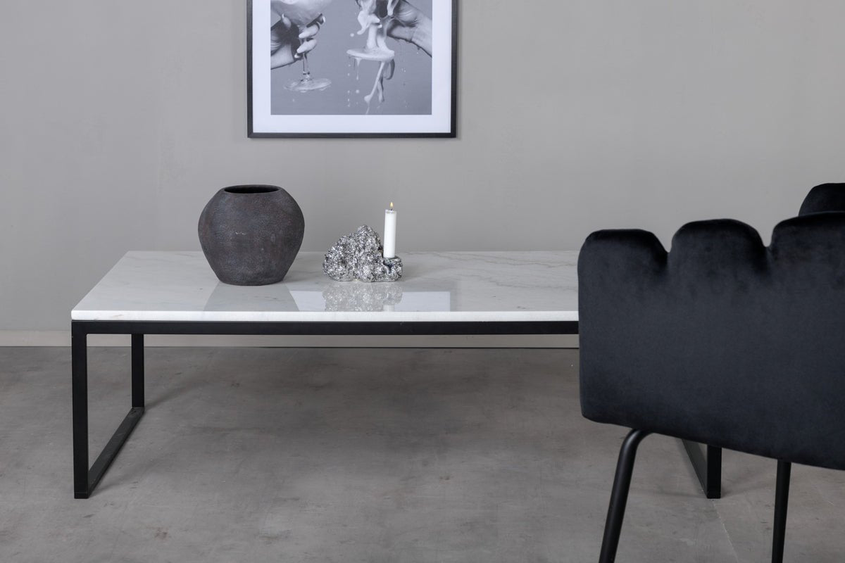 Couchtisch Carola - mit Marmor-Tischplatte