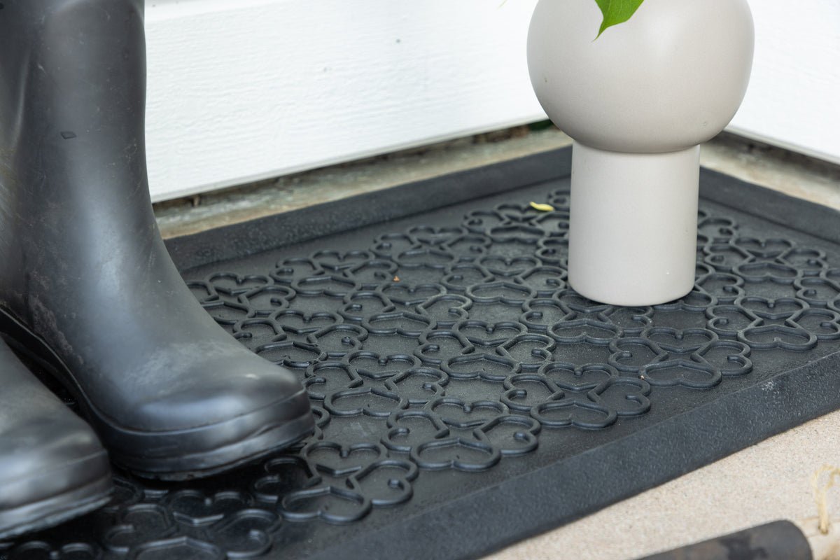 Schuhmatte Lora - in Schwarz aus Gummi