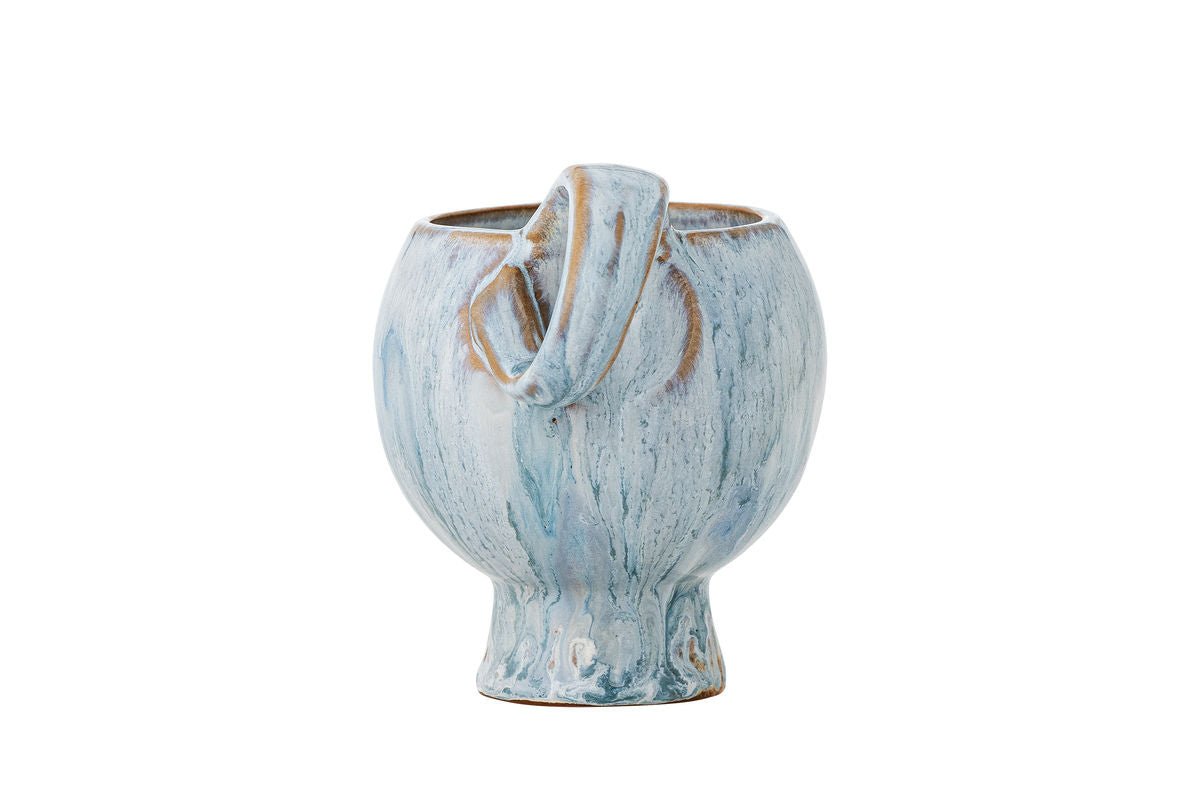 Becher-Set Haldin – Blaues Steingut (4-teilig)