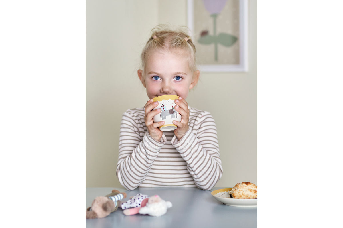 Tasse Suma – Gelb, aus Steingut