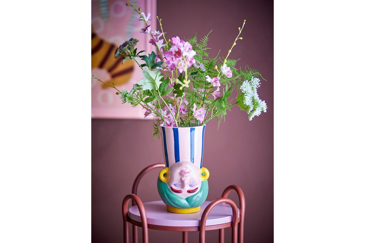 Vase „Wonda“ – skulpturales Steingut