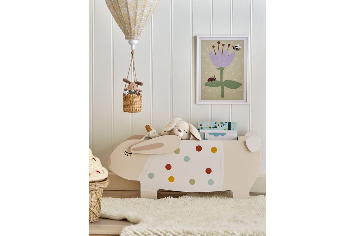 Kinder Regal Leona - mit Fächern & Stauraum aus FSC-Holz