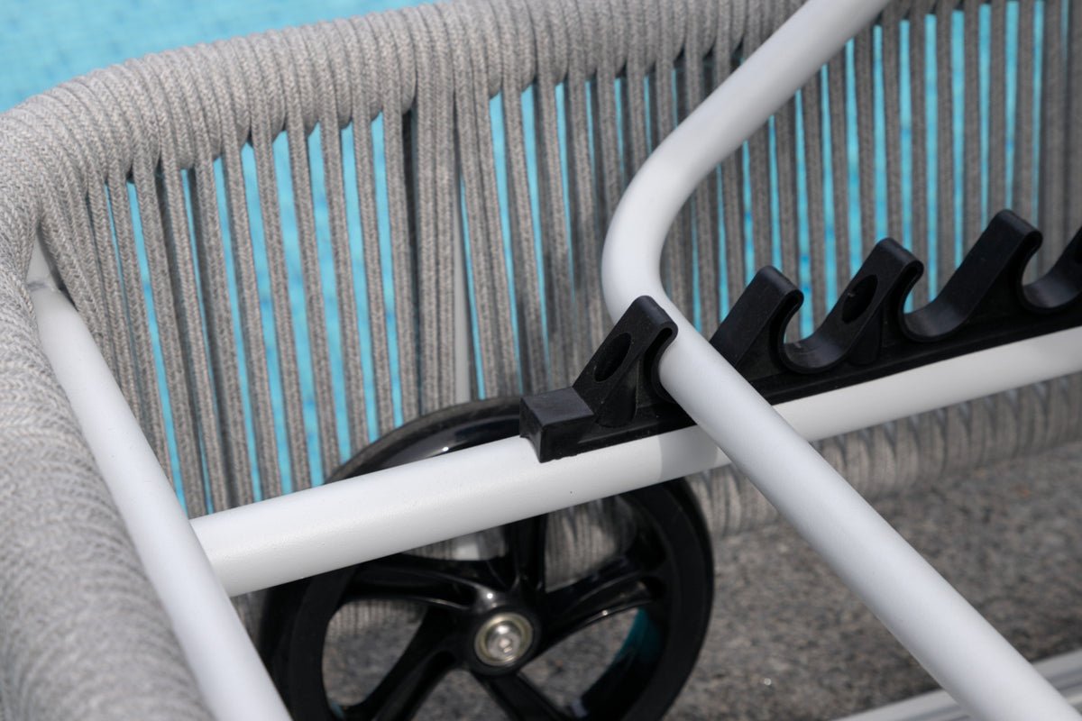 Garten Sonnenliege Mila - aus Polyester/Metall