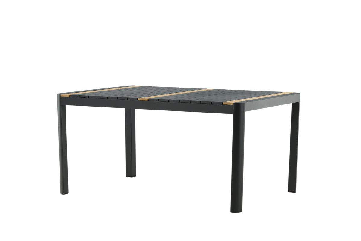 Gartentisch Nuru - Teakholz und Aluminium für Stabilität und Langlebigkeit