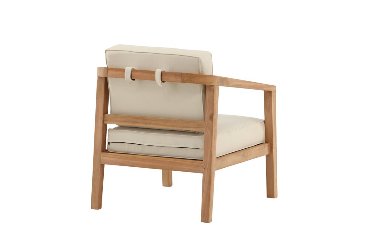 Garten Stuhlkissen Africa - aus Polyester in Beige