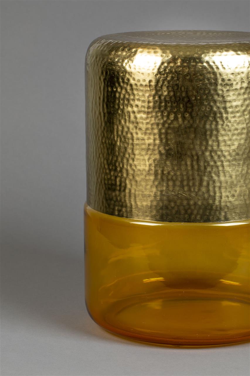 Beistelltisch Laressa Amber – aus Eisen in Orange