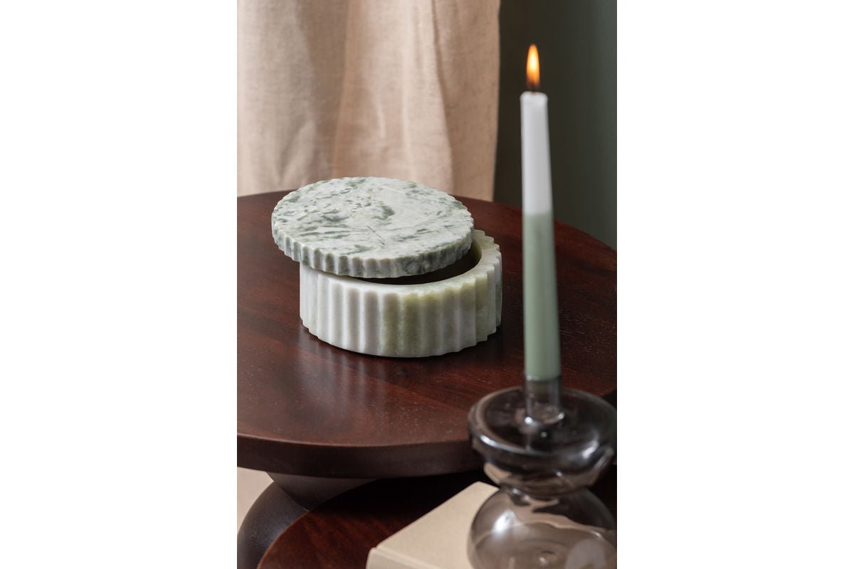 Schale Meliora – gefertigt aus Marmor - mit Deckel