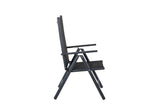 2er Set - Gartenstuhl Bologna aus Textilene/Aluminium