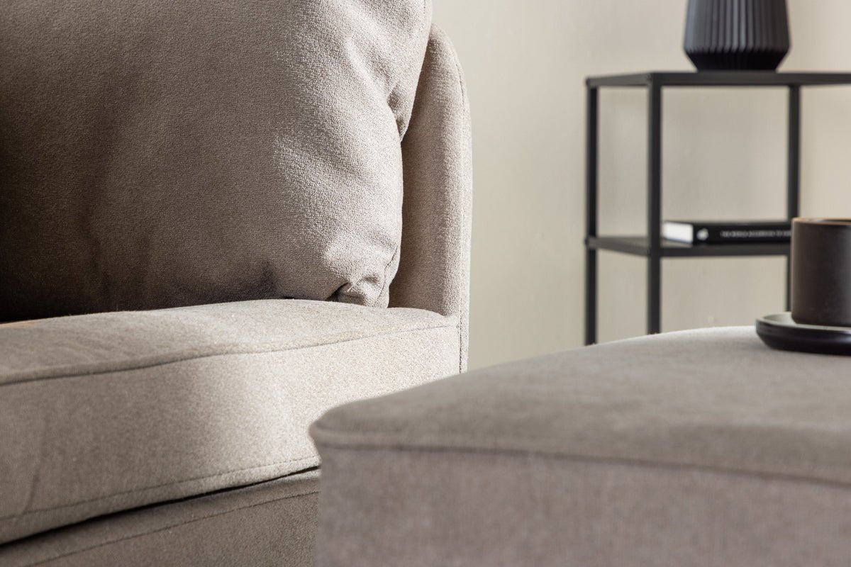 Sessel Porto - Mit Bouclé-Bezug in Grau