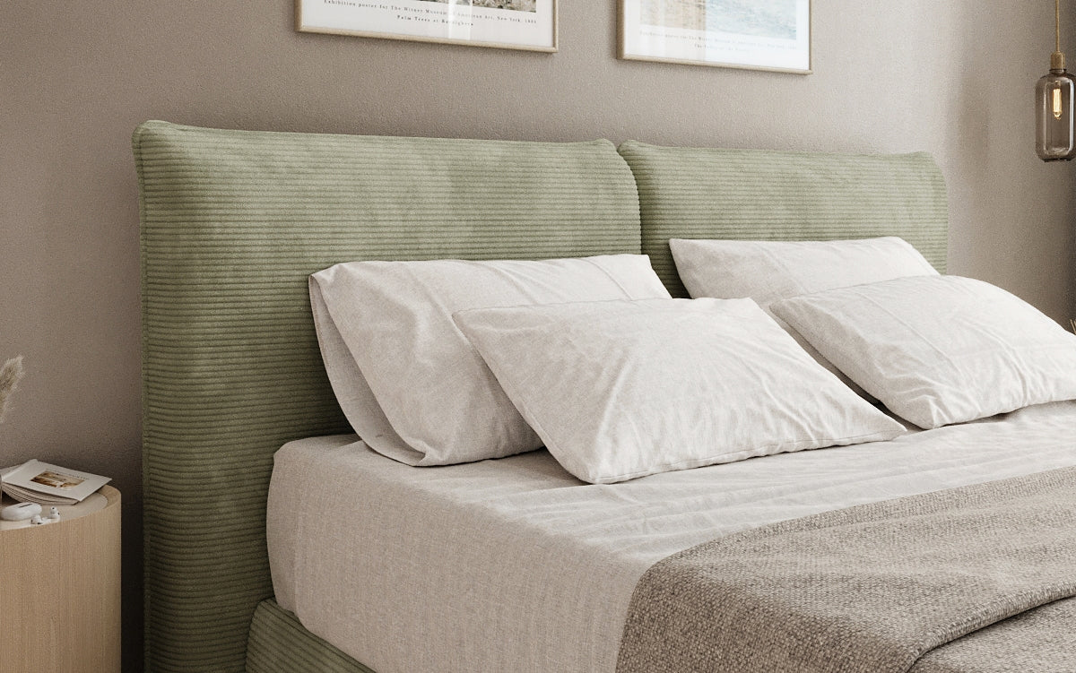 Boxspringbett Pillo in Cord