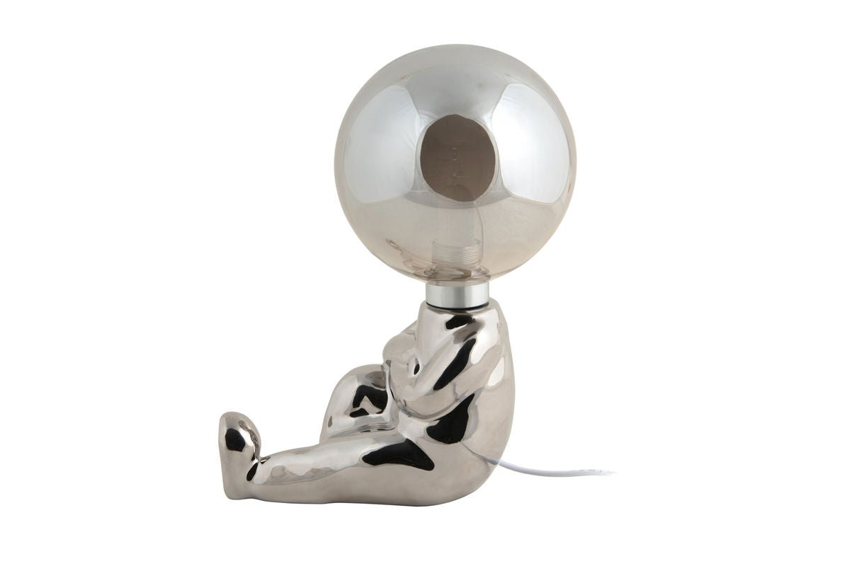 Tischlampe Antman (sitzend) - Designlampe Hochglanz beschichtet mit LED