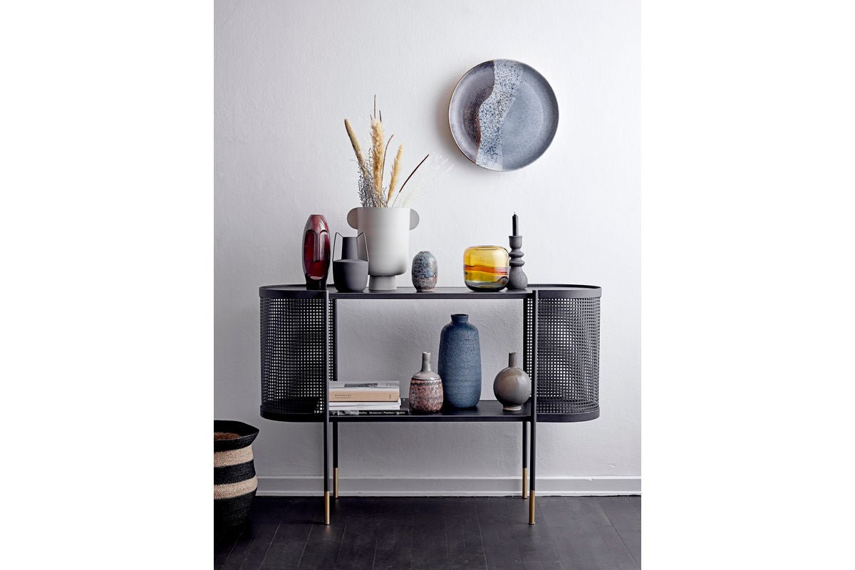 Designvase „Terra Skulpt“ – Vase aus braunem Steingut