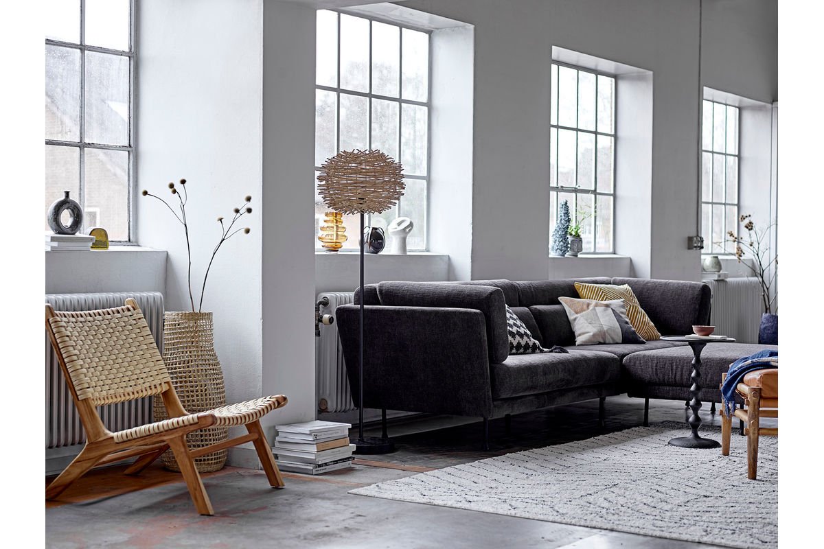 Vase "Brown Circle" - braune Keramikvase