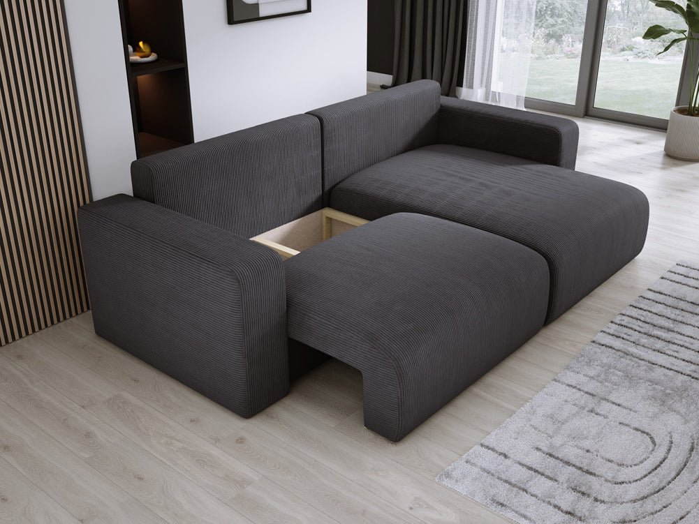Designer Sofa Carl Cord mit Schlaf- und Klappfunktion