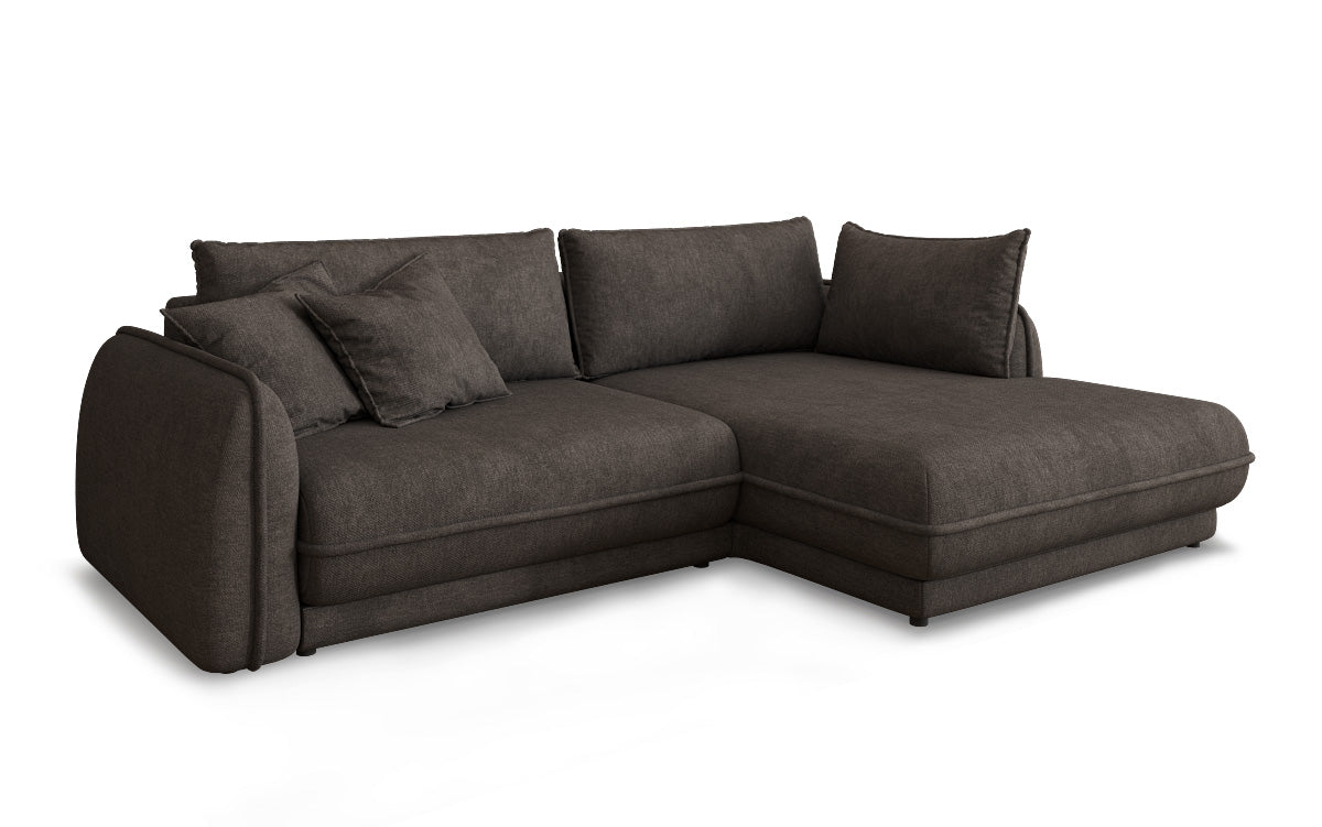 Designer Sofa Mojave II Stoff mit Schlaffunktion und Stauraum