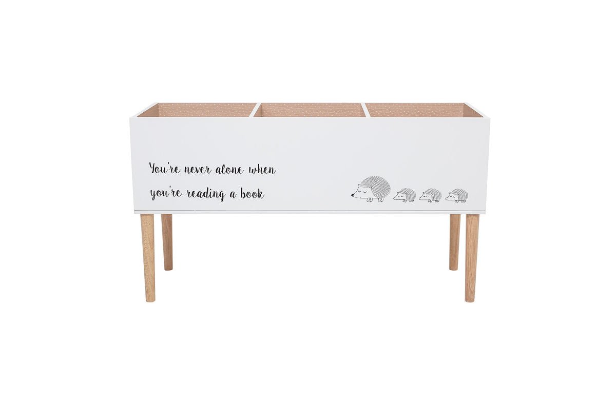 Bücherständer Lio – Weißes Kinderregal aus MDF