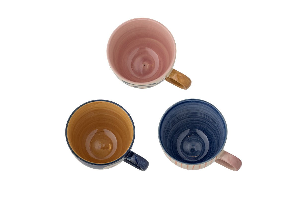 Becher-Set Liron – aus Steingut gefertigt 3er Set