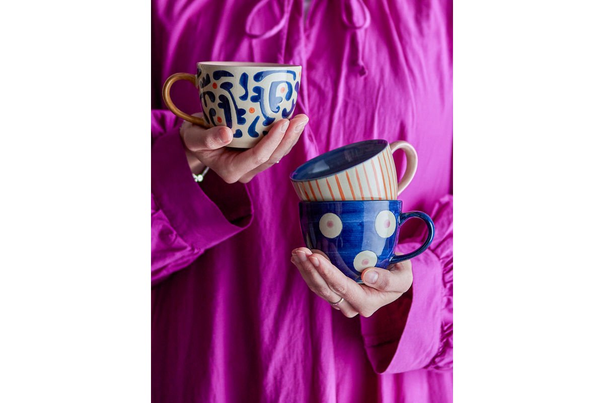 Becher-Set Liron – aus Steingut gefertigt 3er Set