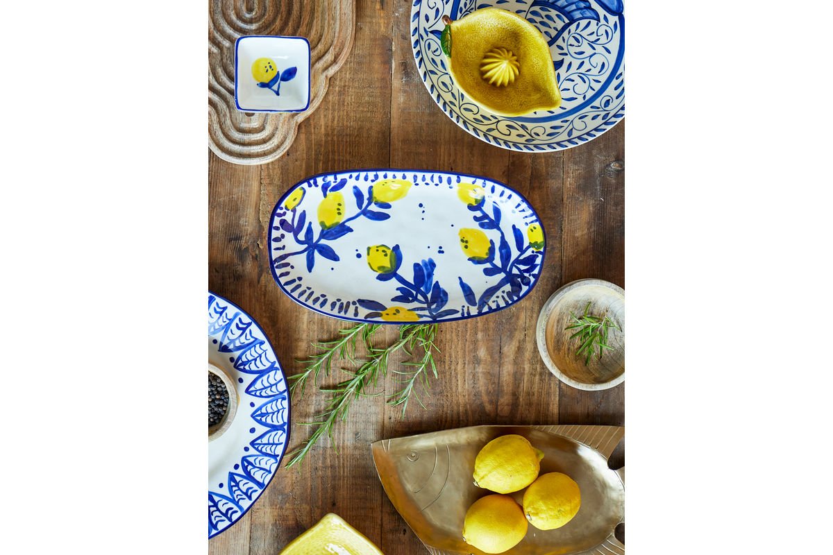 Servierplatte Mavik - aus Steingut gefertigt