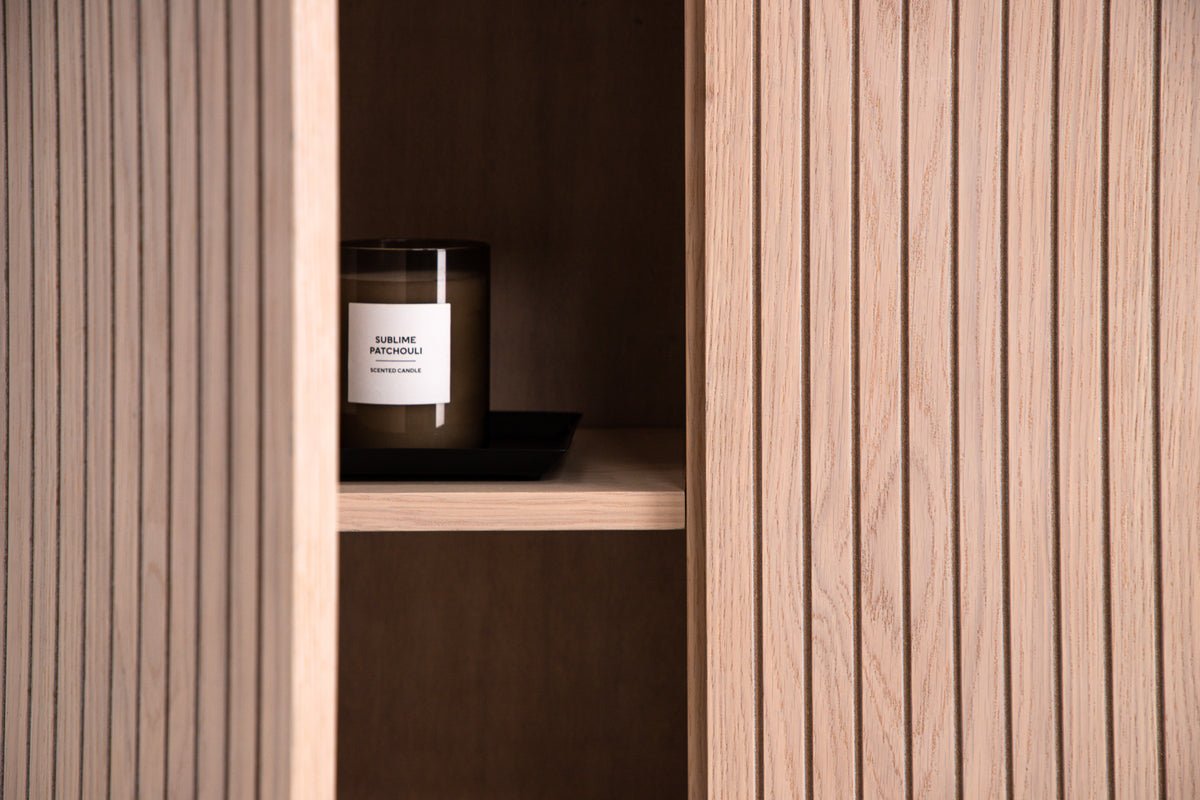 Kommode Ardena – in Schwarz oder Whitewash, Modern Skandi