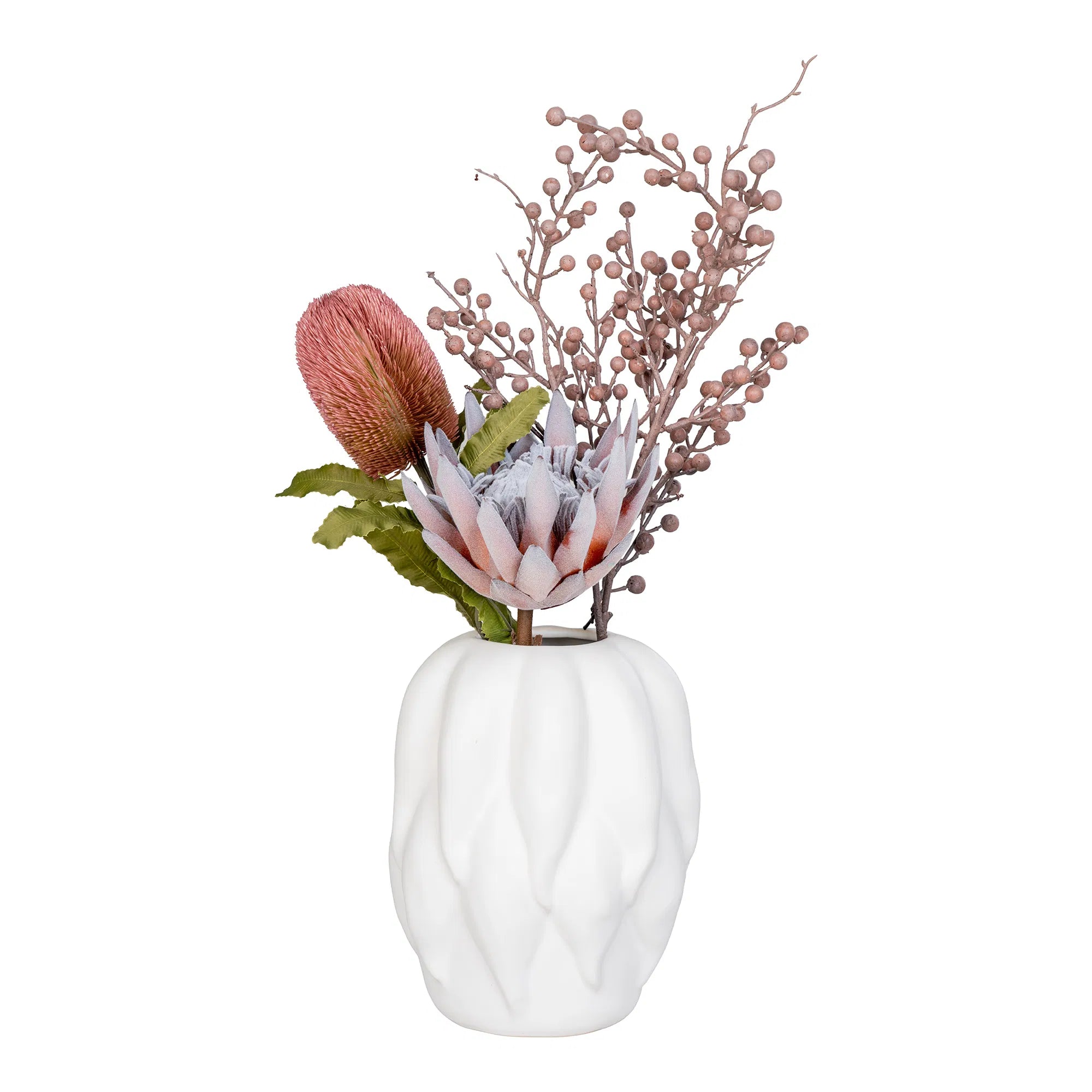Vase „Nerida“ – Keramik in Beige