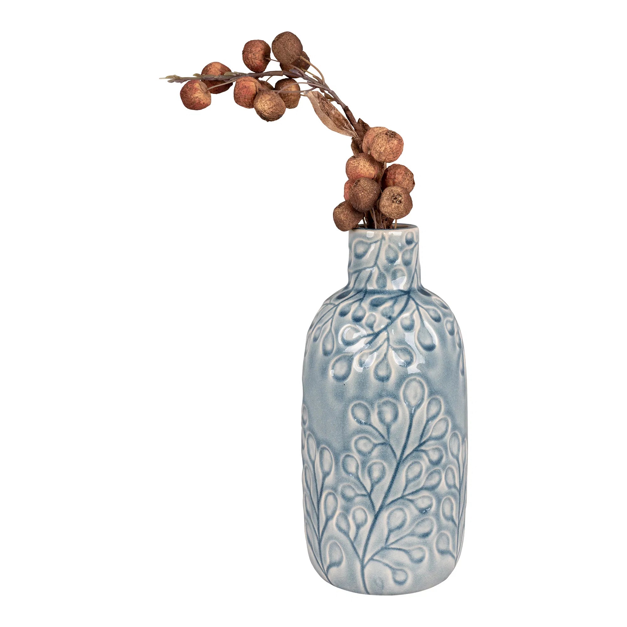 Vase Azurea – Keramik in Blau, 26 cm