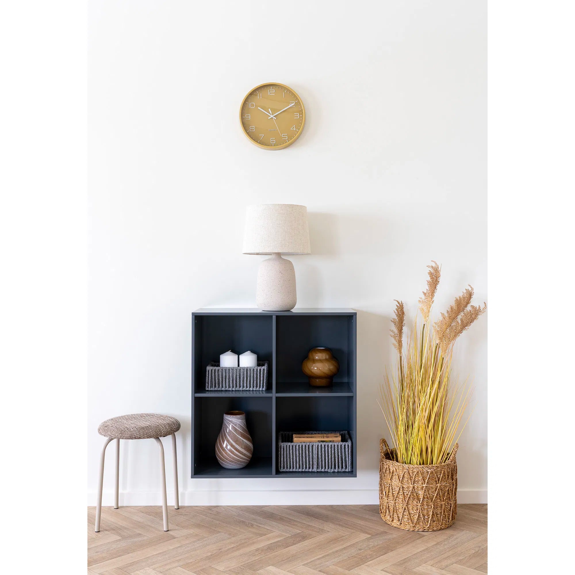 Vase „Liora“ – Glas in warmem Braunton
