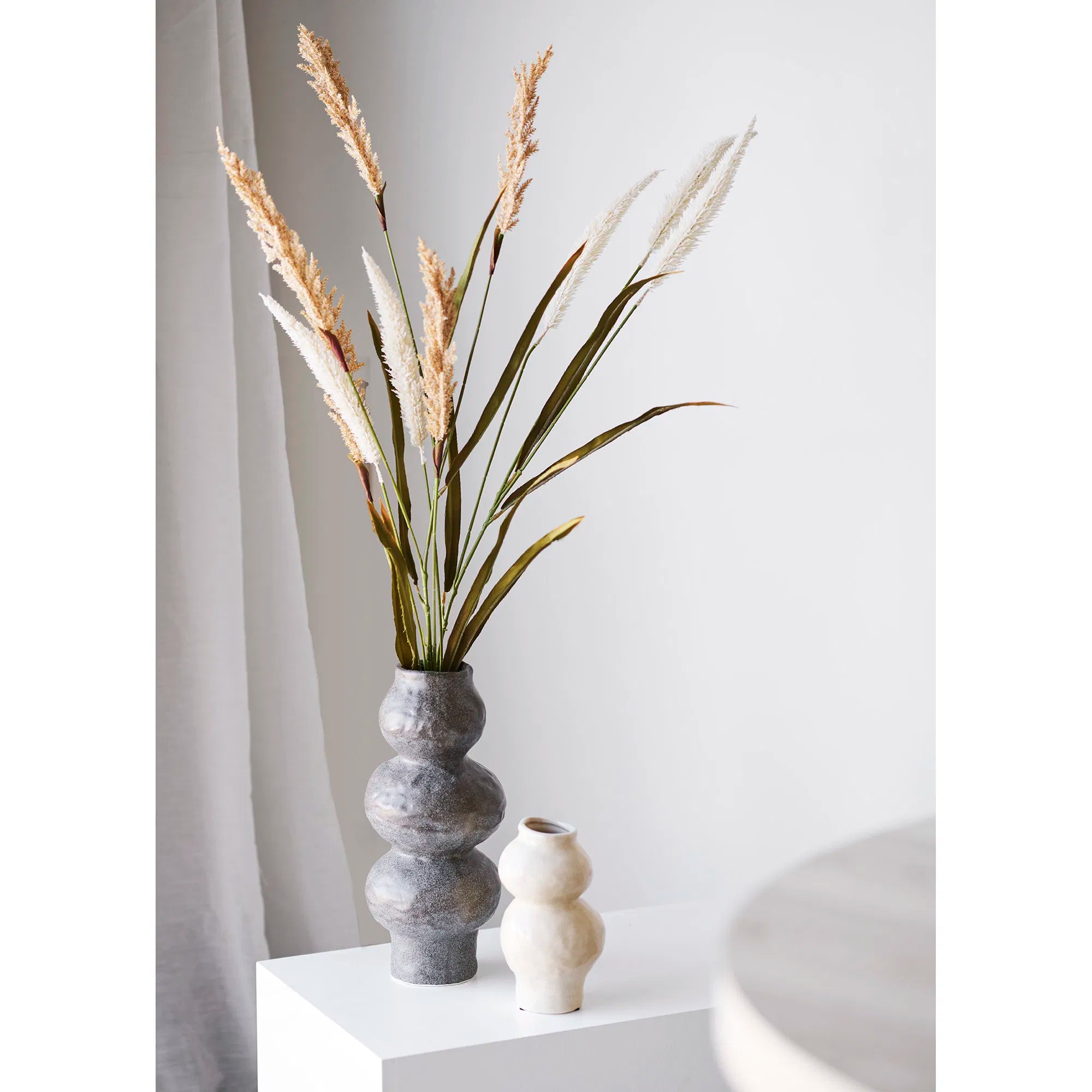 Vase Liora – Dunkelgraue Keramik