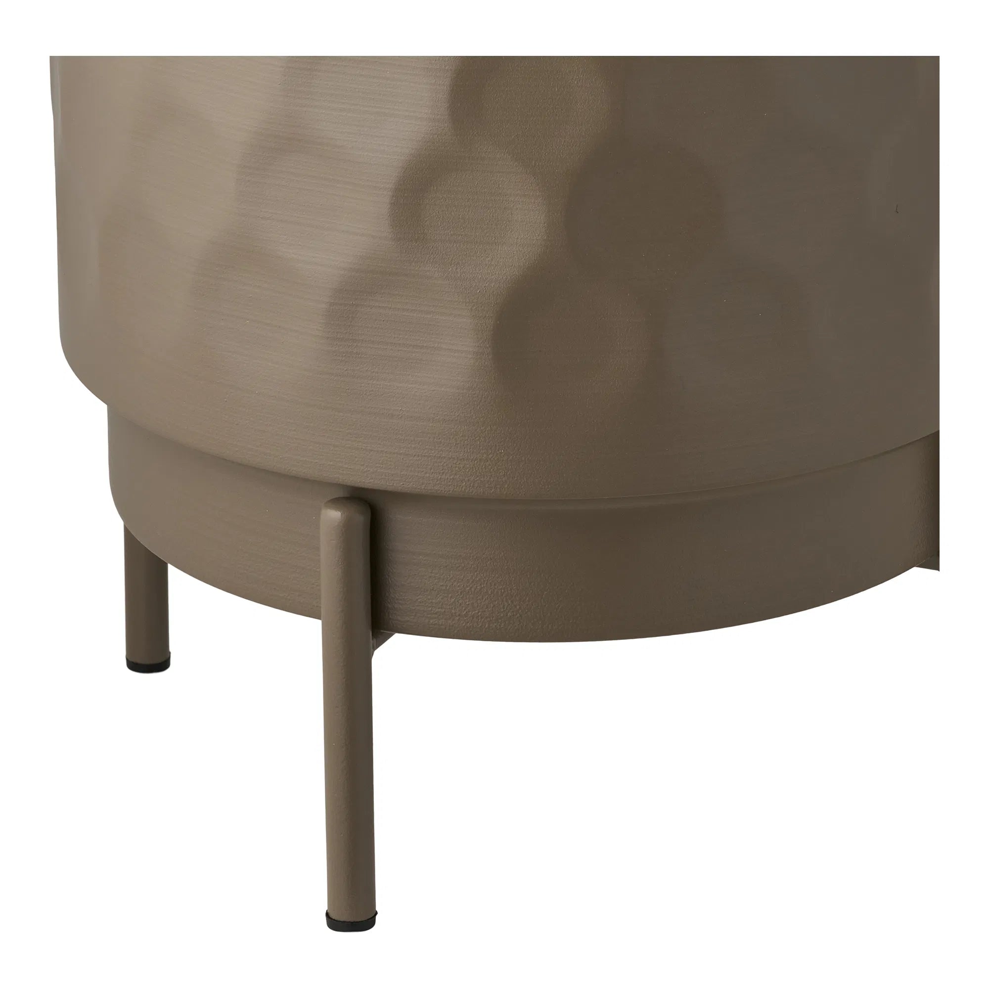 Blumentopf „Ravira“ – Stahl in elegantem Braun