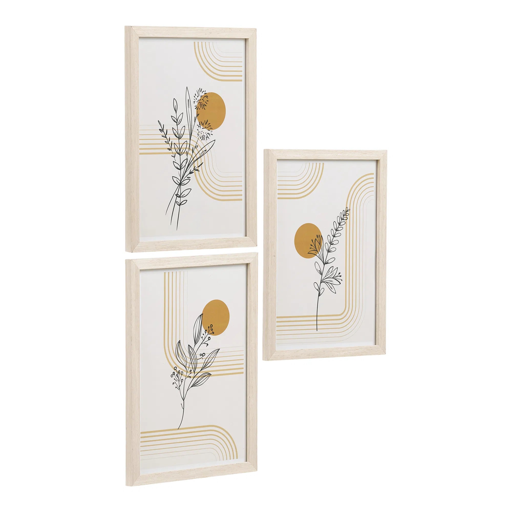 Bilderrahmen Iskara – in Natur (3er Set)