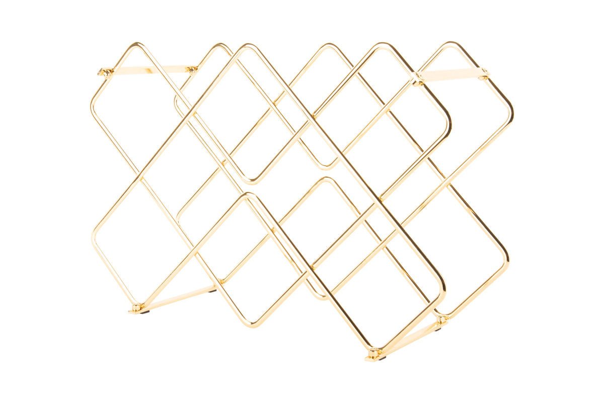 Weinregal Selio – Wandregal aus Eisen für stilvolle Weinlagerung