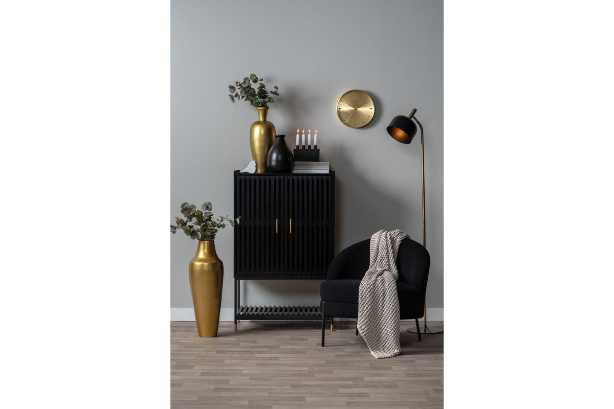 Stehlampe Norex – aus Eisen mit Emalliebeschichtung