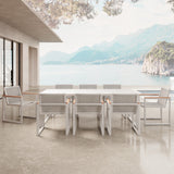 4er Set Vayla Gartenstuhl mit Armlehnen – Aluminium & Robinienholz | Aevora™ Kollektion