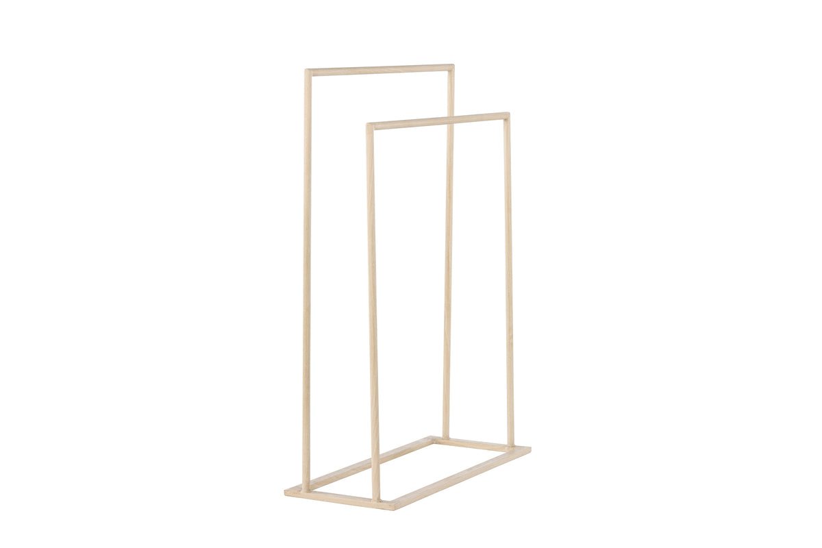 Garderobe Selaro – Metallständer im Whitewash-Look