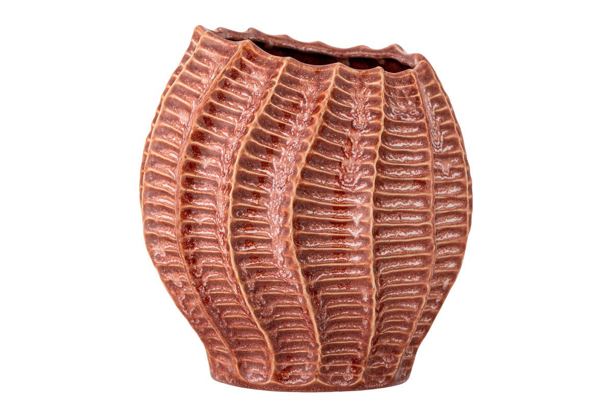 Vase „Cori“ – Keramikvase mit Rillen