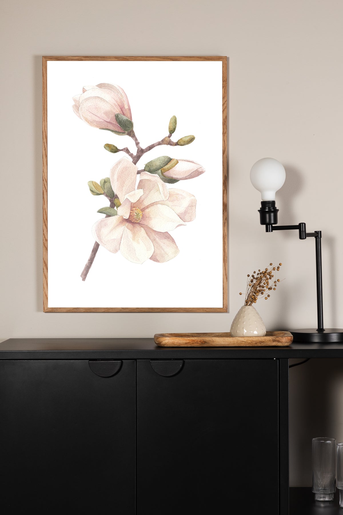 Poster Kirschblüte aus hochwertigem Papier