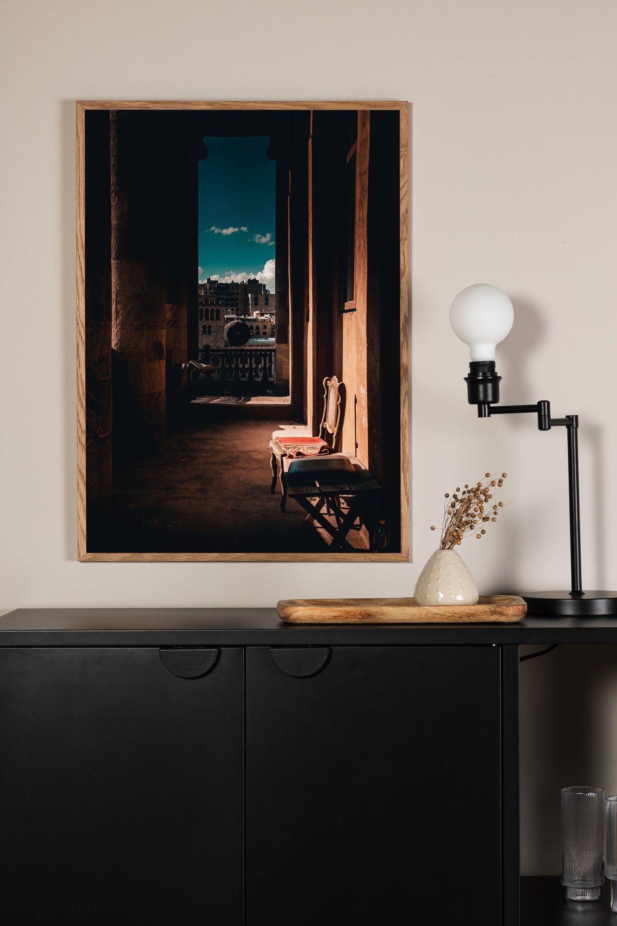 Poster Morning View aus festem Papier