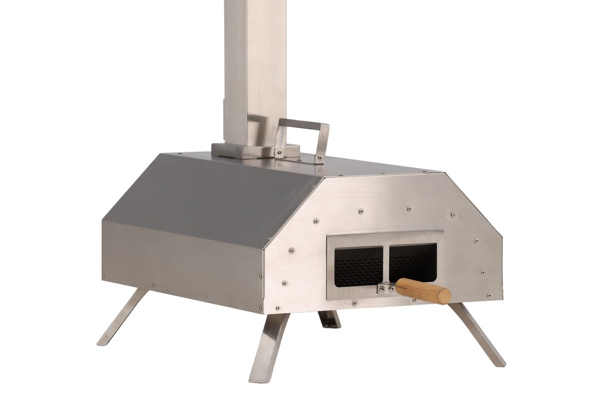 Pizzaofen Bologna - aus Stahl in Silber