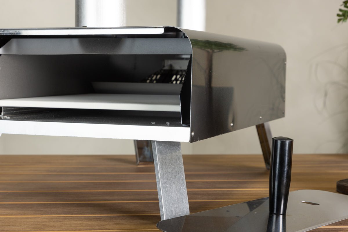 Pizzaofen Napoli - aus Stahl in Silber